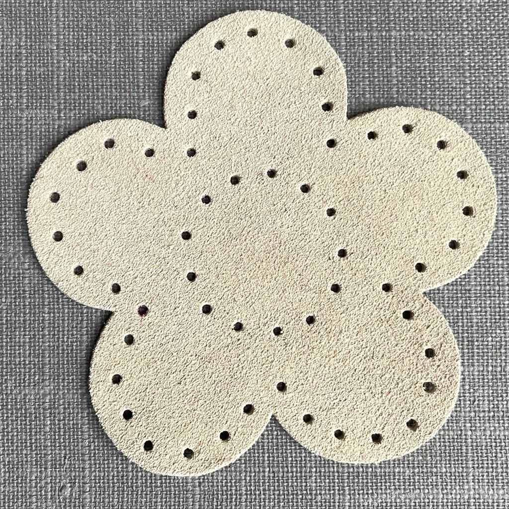 Big Suede Flower Patches with punched holes – Joe's Toes US